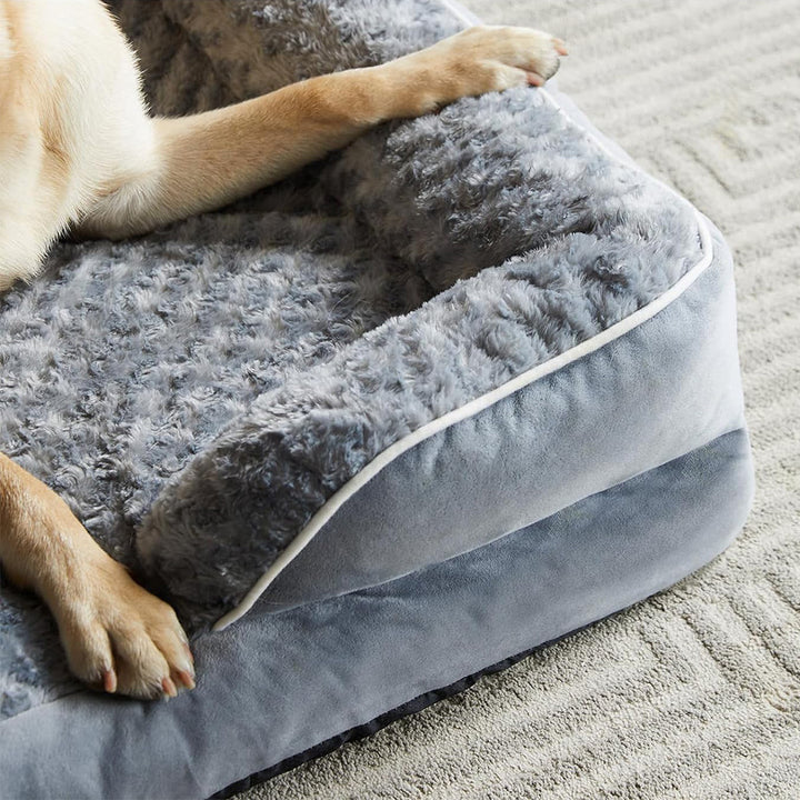 Extra-Comfort Bolstered Dog Bed