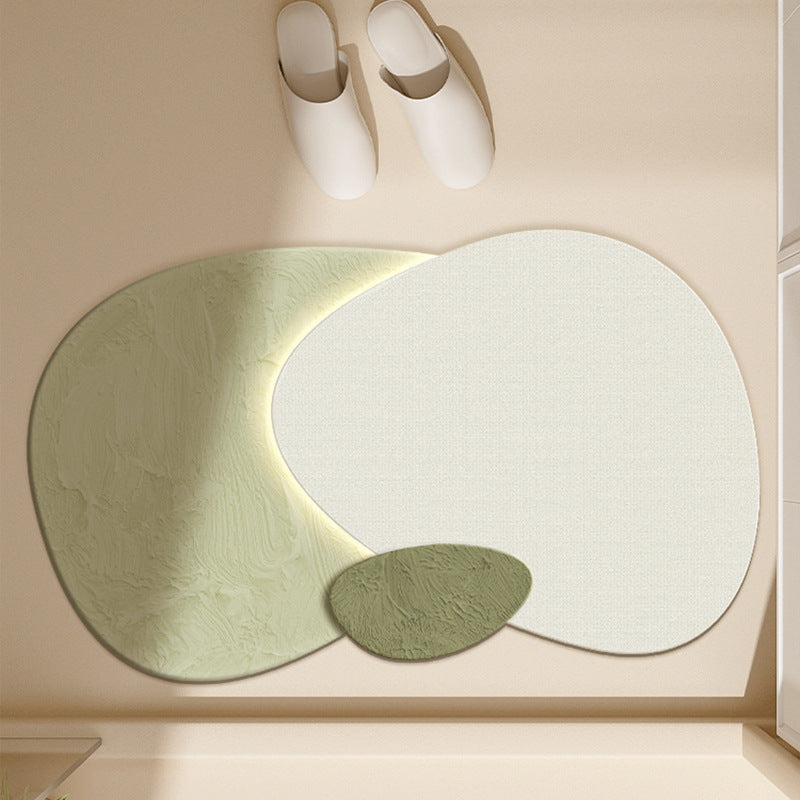 Stylish Geometric Pattern Bath Mat Bowlift