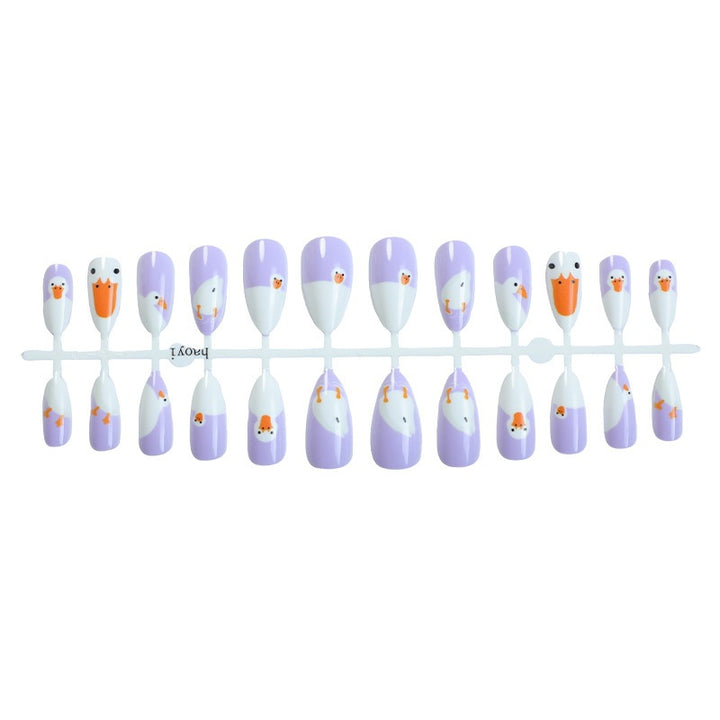 Artificial fingernails with animal design Bowlift