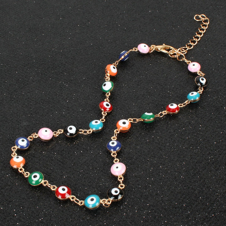 Colorful Beaded Anklet Bowlift