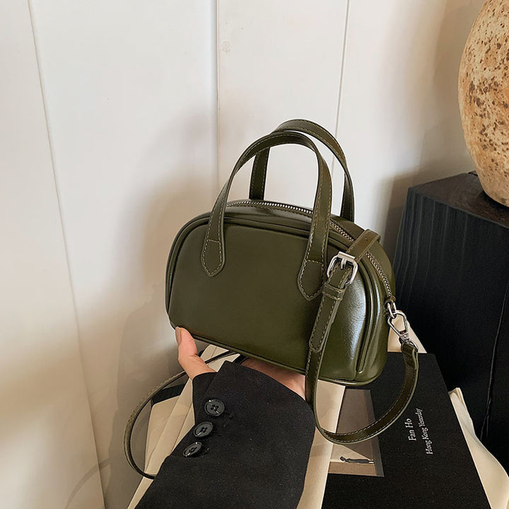 Premium Mini Leather Handbag Bowlift