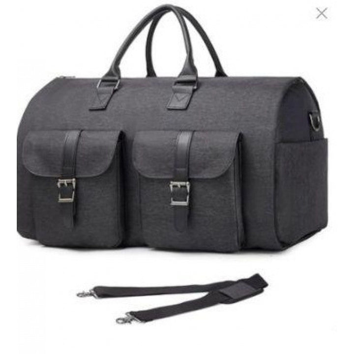 Stylish Leather Travel Duffel Bag Bowlift