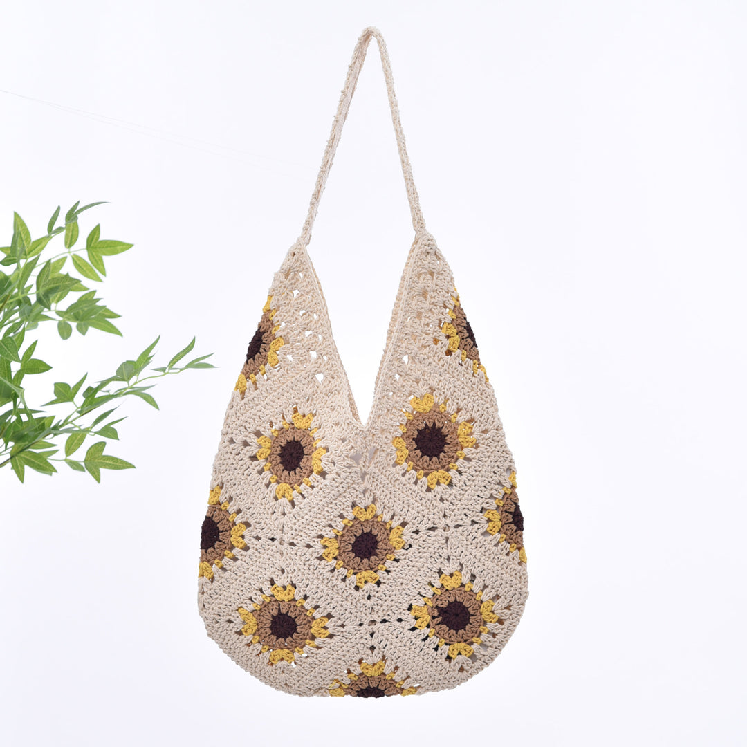 Handmade Crossbody Bag in Floral Design Bowlift