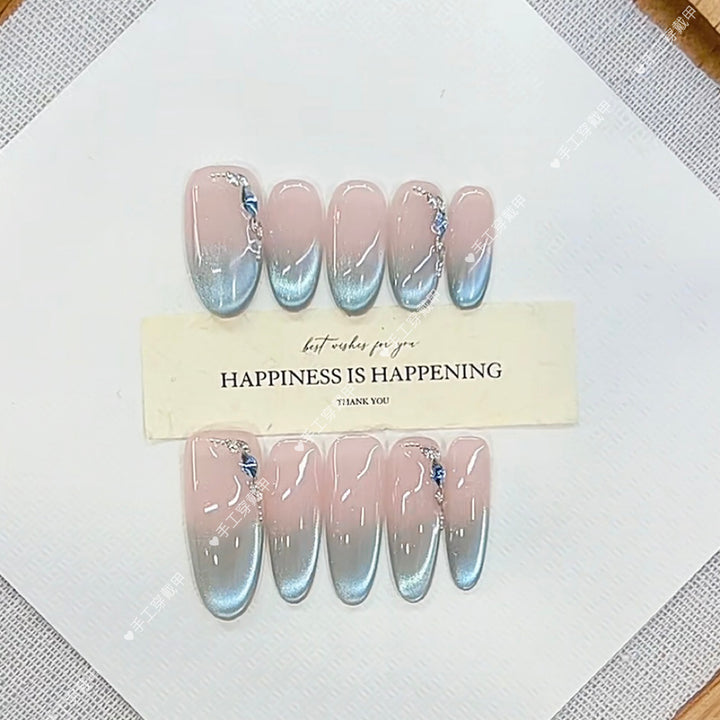 Ombre Stiletto Press-On Nail Set Bowlift