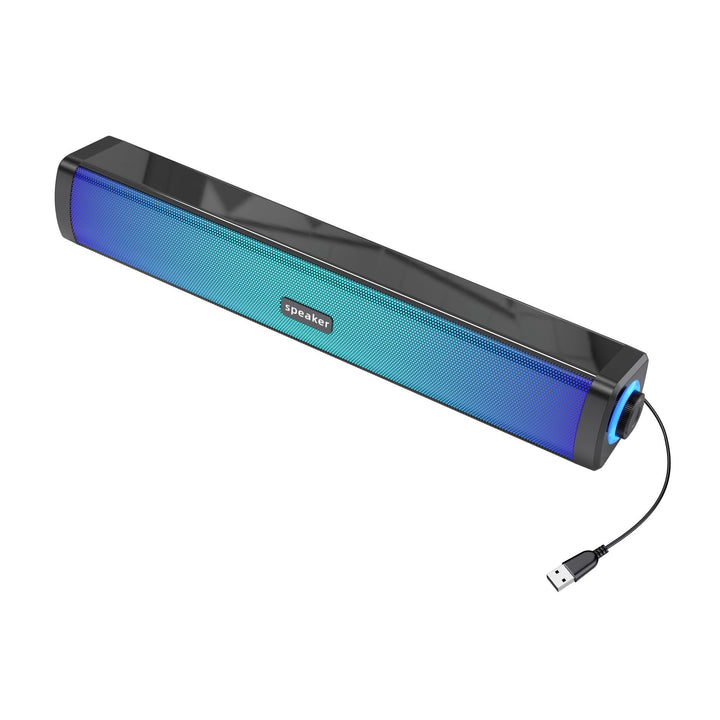 Compact Multimedia Sound Bar Speaker with USB and AUX Connectivity Bowlift