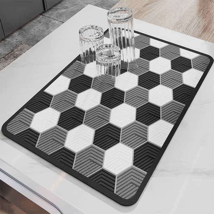 Stylish Checkerboard Table Mat