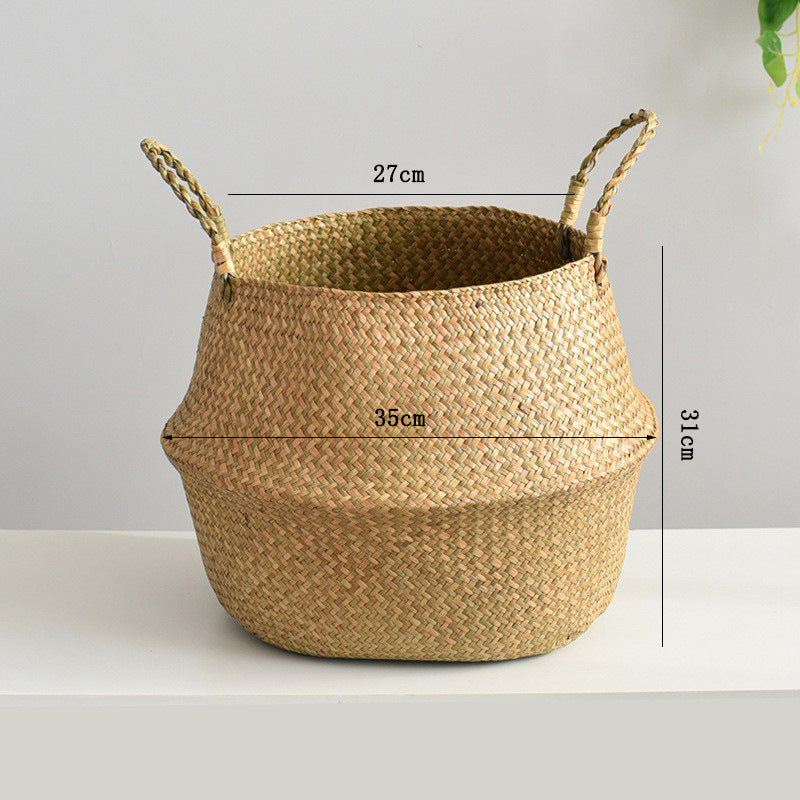 Decorative Woven Storage Basket Bowlift