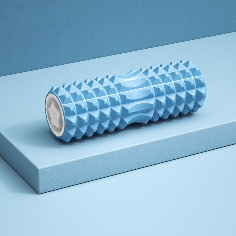 Massage fascia roller with structured grip surfaces Bowlift