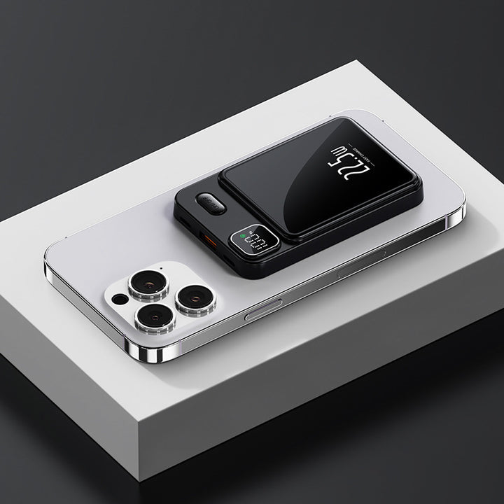 Powerful power bank with multifunctional LCD display and fast charging function Bowlift