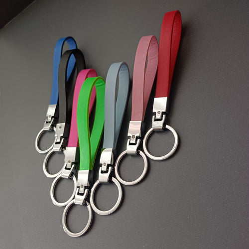 Slim Leather Keyring Bowlift