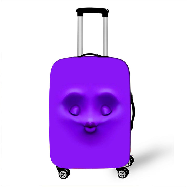 Unisex Hard-shell suitcase with funny cartoon face Bowlift