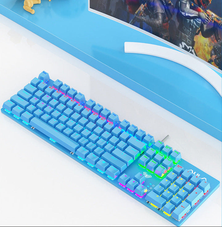 RGB Backlit Mechanical Gaming Keyboard Bowlift