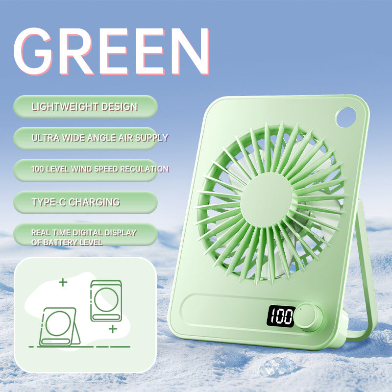 Women portable fan with digital speed control Bowlift