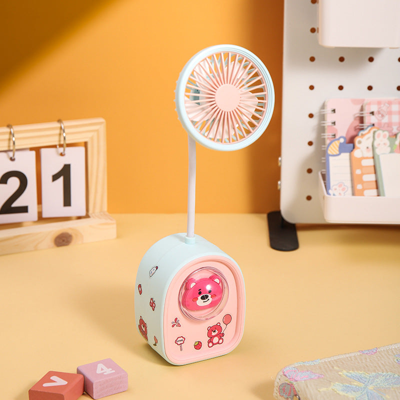Portable Mini Desk Fan with Adjustable Speed Bowlift