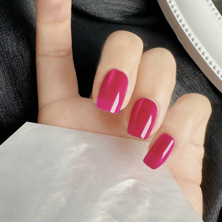 Glossy Press-On Nail Set