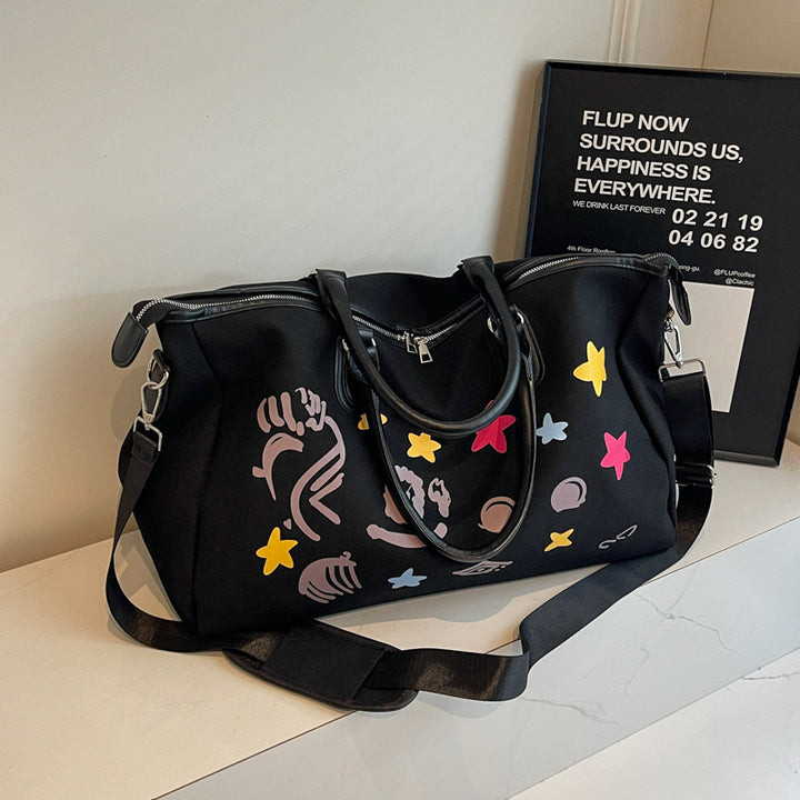 Creative Printed Weekender Duffle Bag Bowlift
