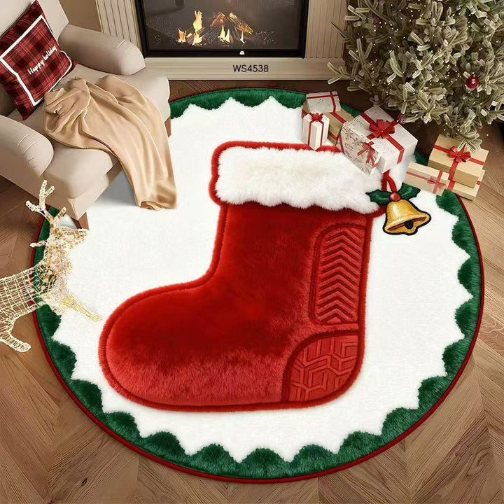 Festive Holiday Bells Area Rug Bowlift