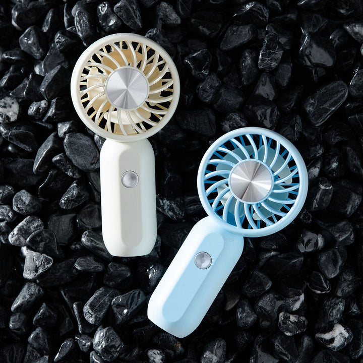 Women Portable Mini Fan with Ergonomic Handle Bowlift