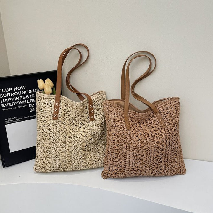 Structured Woven Shopping Bag Bowlift