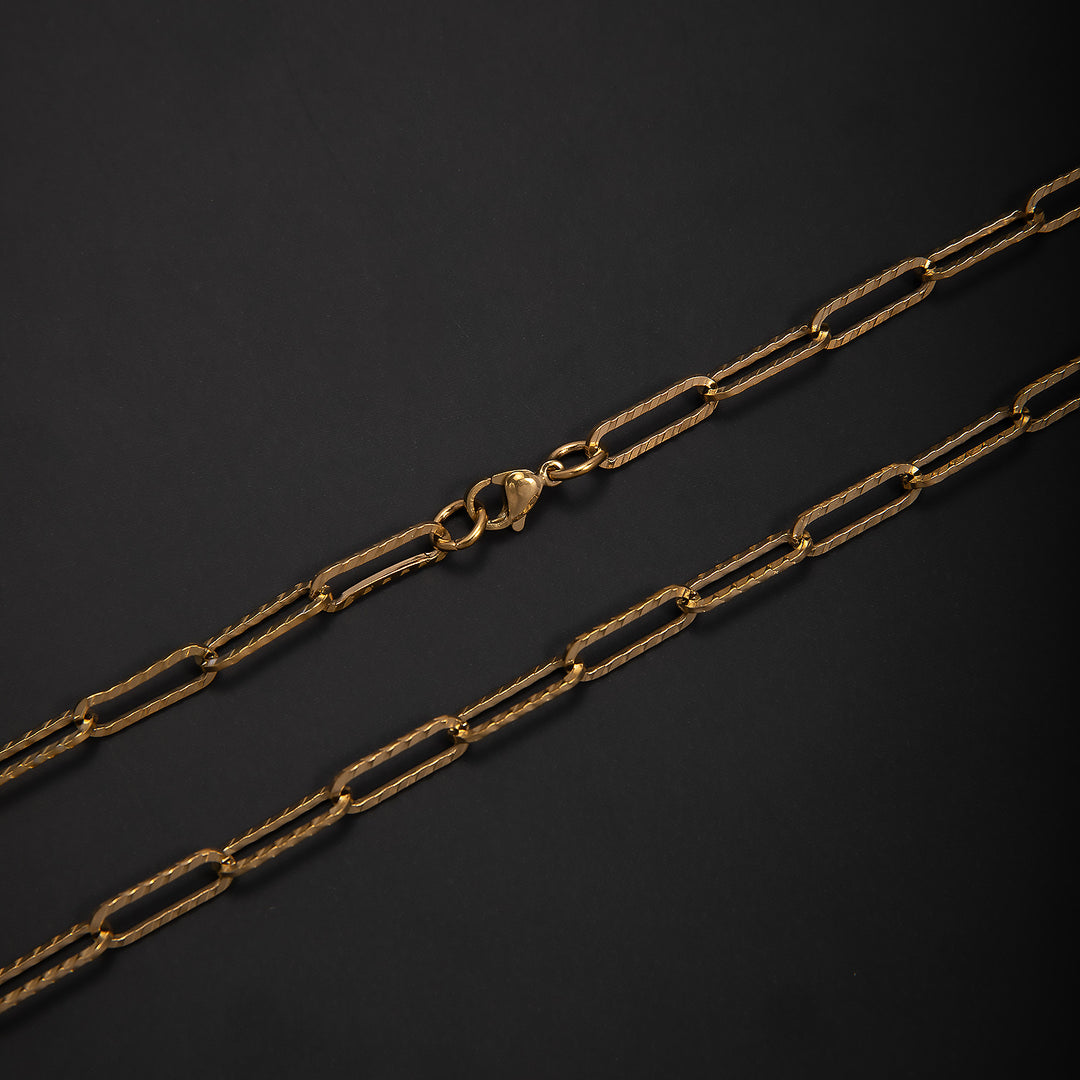Elegant Open Link Chain Necklace Bowlift