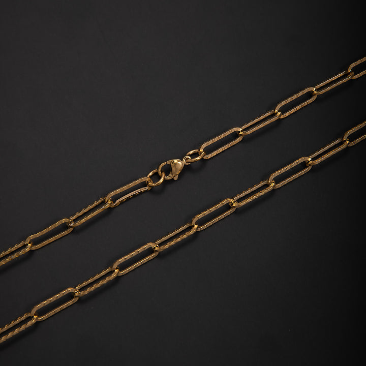 Elegant Open Link Chain Necklace Bowlift
