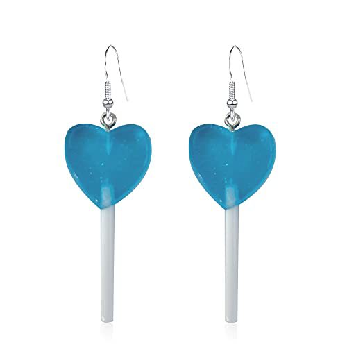 Whimsical Heart-Shaped Lollipop Earrings Bowlift