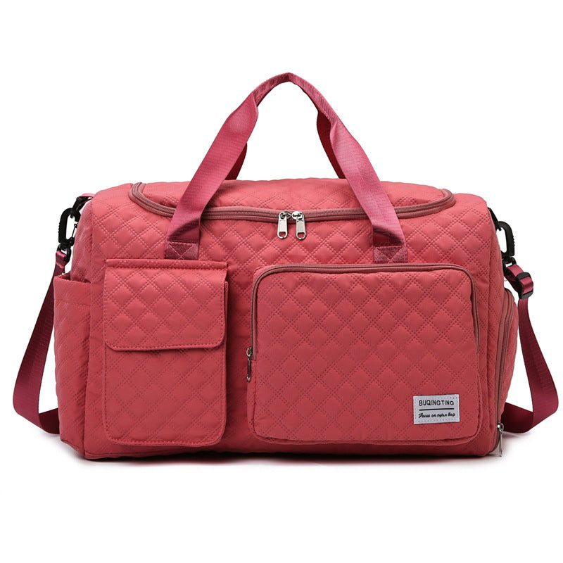 Multifunctional Sports Duffel Bag With Integrated Organizer Pockets Bowlift