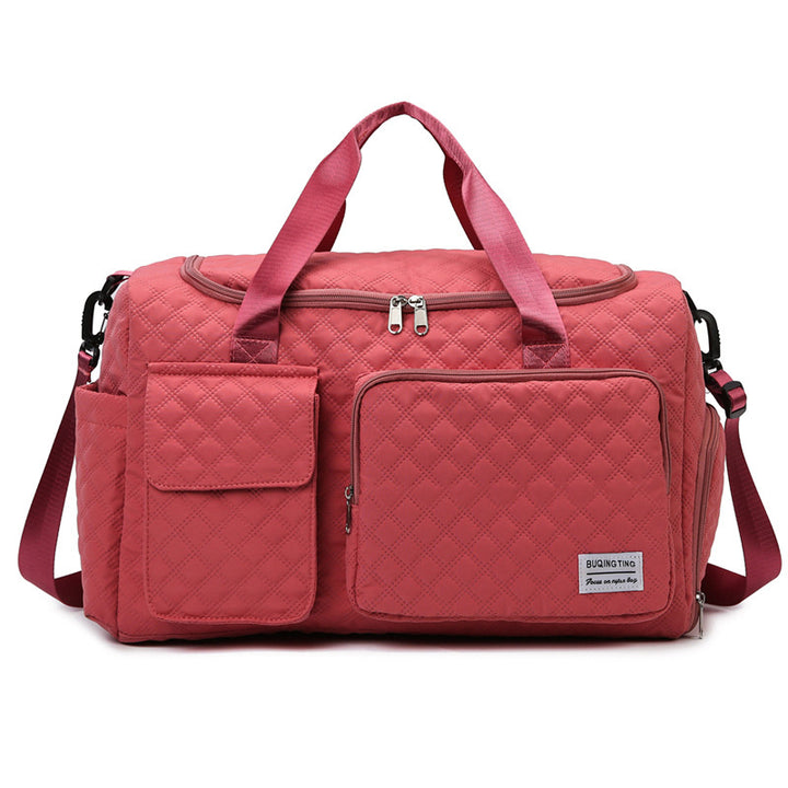 Multifunctional Sports Duffel Bag With Integrated Organizer Pockets Bowlift