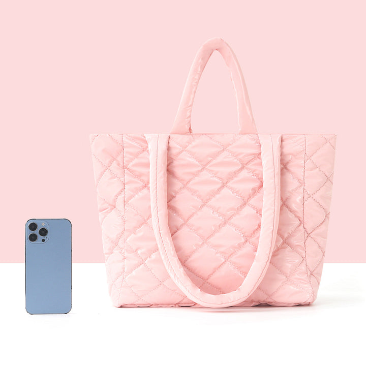 Fashionable tote bag with high-quality quilting Bowlift