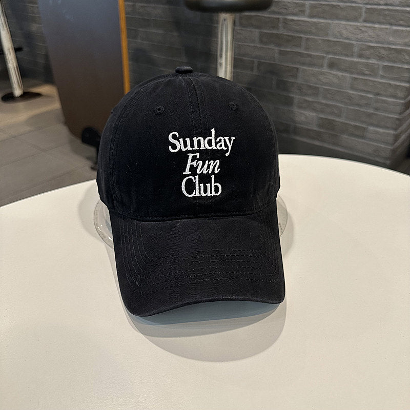 Unisex Embroidered Cotton Baseball Cap Bowlift