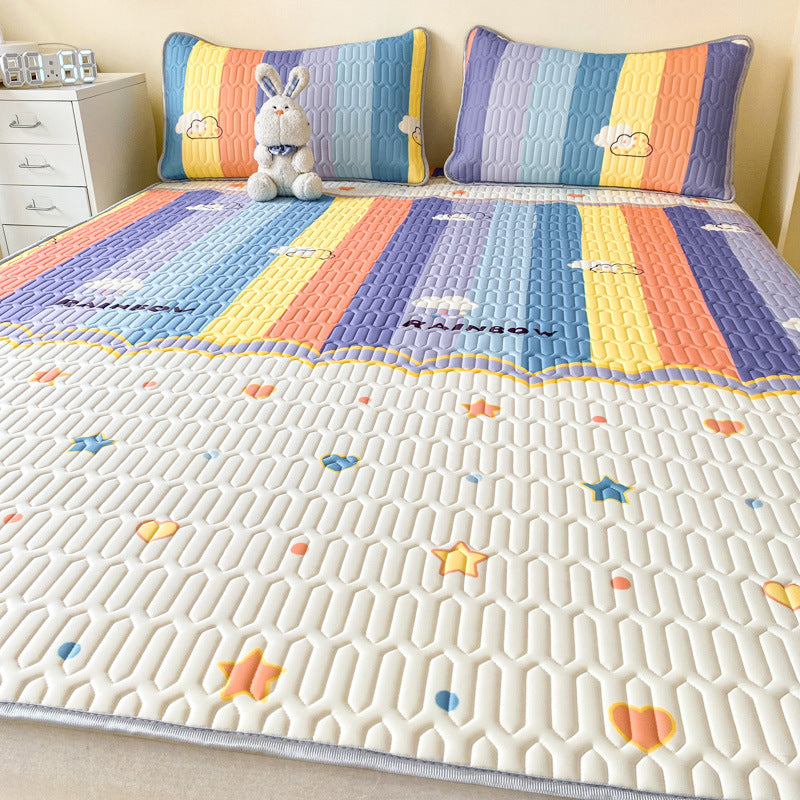 Playful Rainbow Mattress Protector