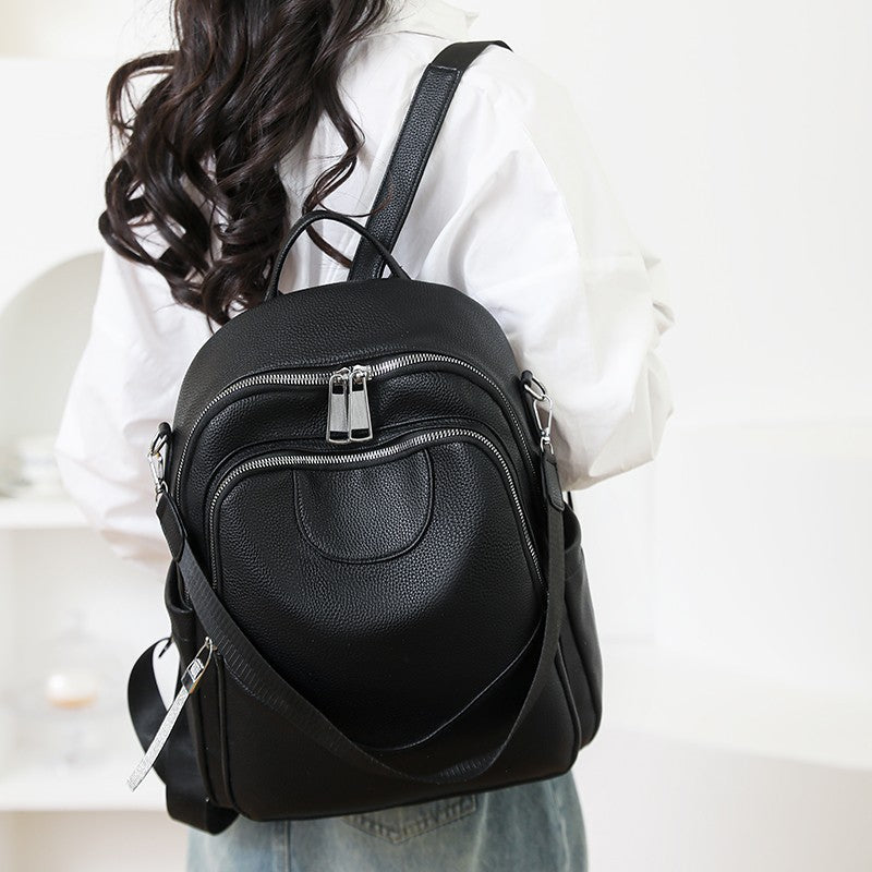 Premium Leather Multi-Functional Backpack Bowlift