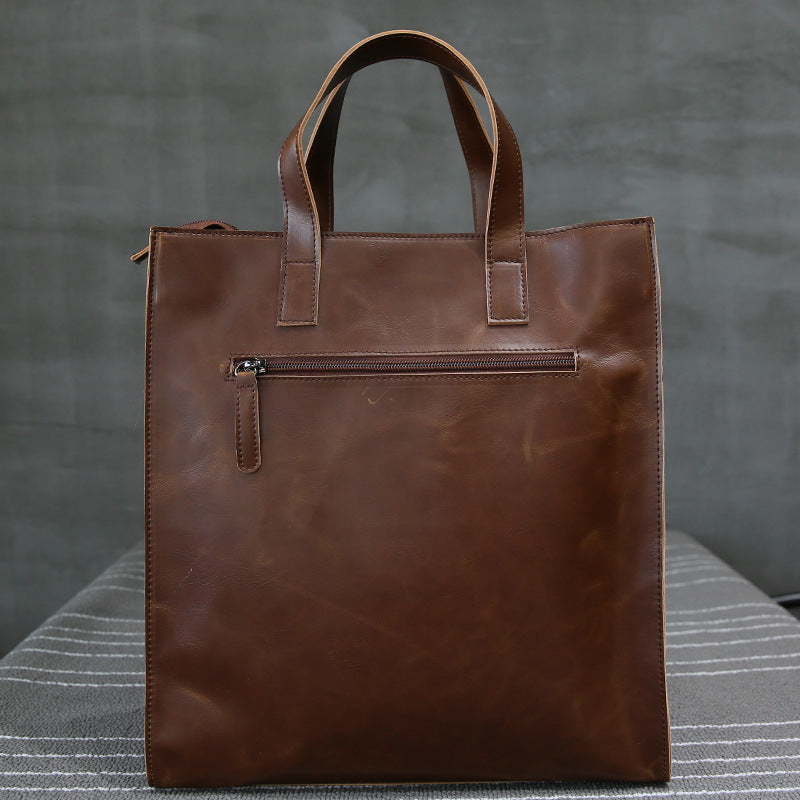 Stylish and Spacious Leather Bag Bowlift
