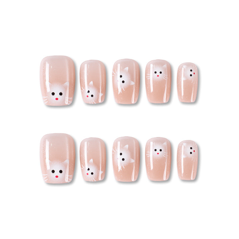 Cartoon-Themed Press-On Nails Bowlift