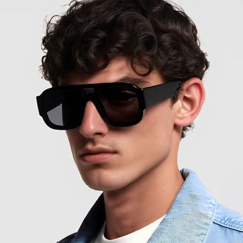 Unisex Bold Frame Retro Sunglasses Bowlift