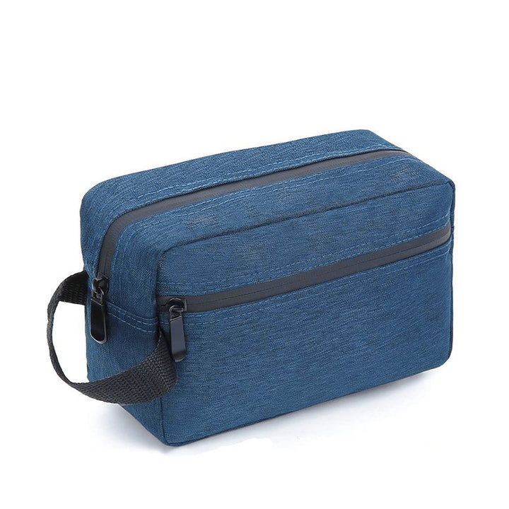 Practical cosmetic bag with two zippers Bowlift