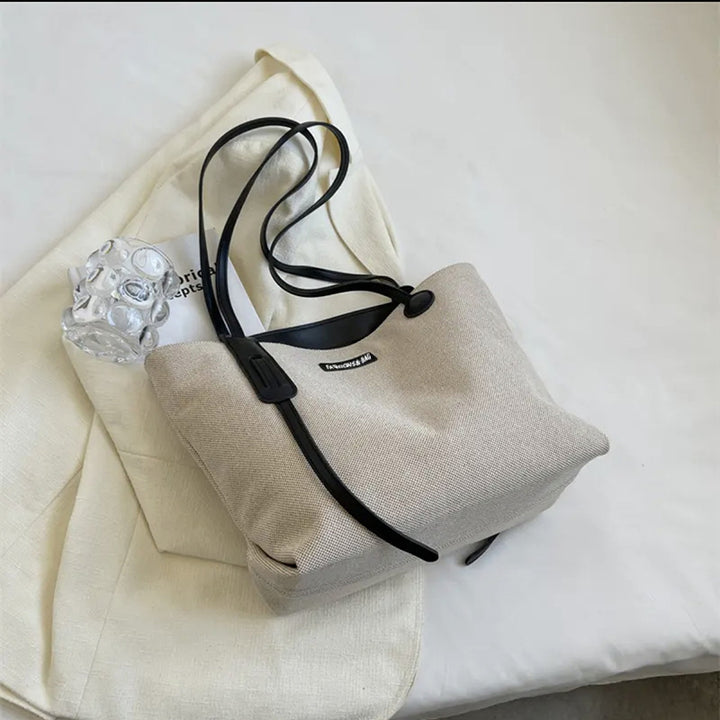 Minimalist Textured Tote Bag Bowlift