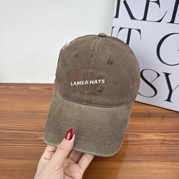 Men's Corduroy Baseball Cap Bowlift