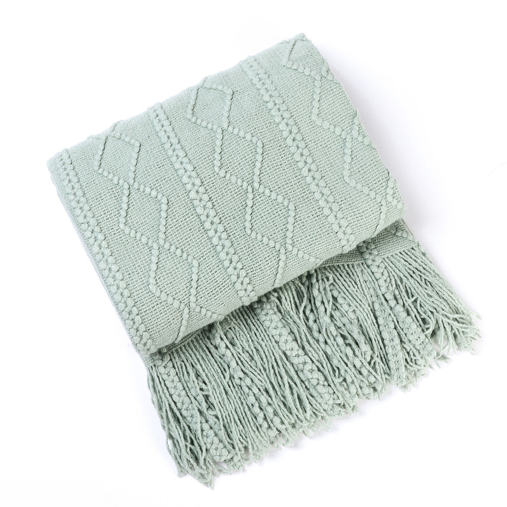 Textured Knit Scarf Bowlift
