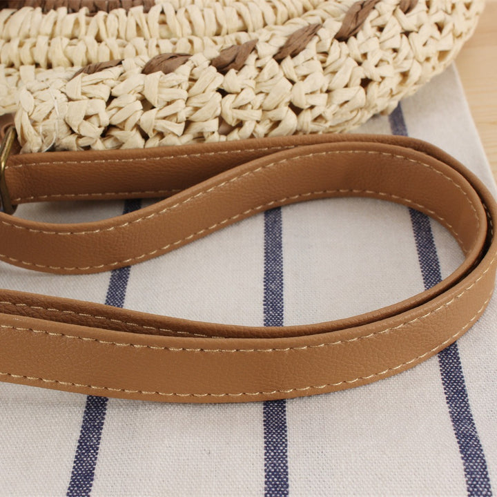 Round Bast Shoulder Bag with Unique Flap Closure Bowlift