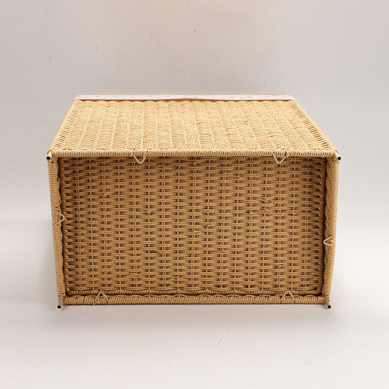 Handwoven Rectangular Storage Basket Bowlift