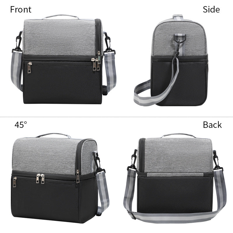 Insulated cooler bag with practical compartments Bowlift