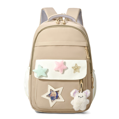 Fashionable backpack with unique applications Bowlift