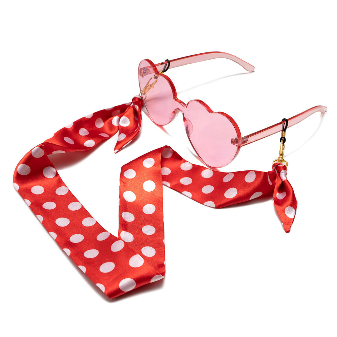 Polka Dot Eyewear Holder Strap Bowlift
