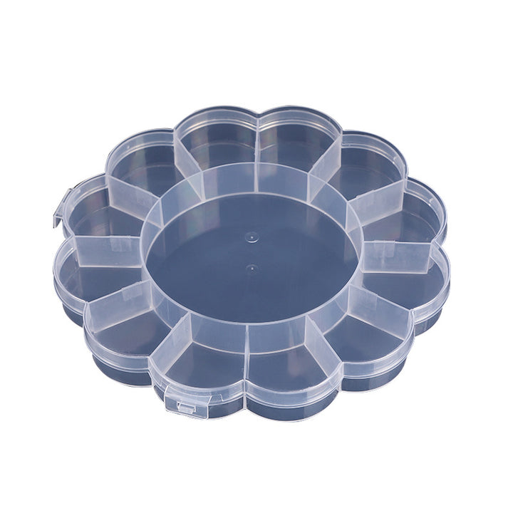 Floral-Shaped Multi-Compartment Storage Organizer Bowlift