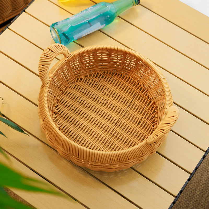 Artisan Woven Storage Basket Bowlift