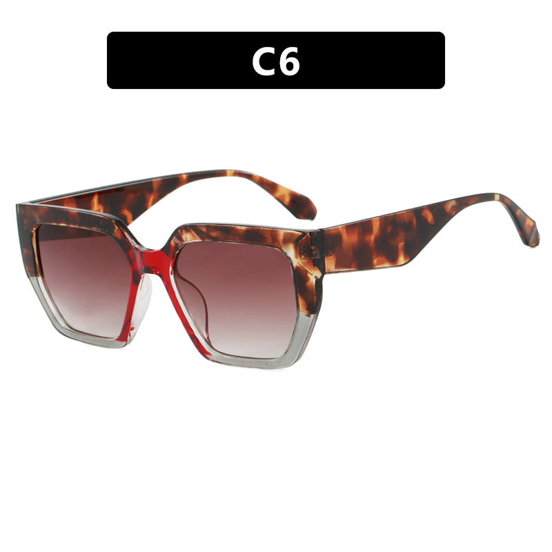 Women's geometric glasses in stylish tortoiseshell pattern Bowlift