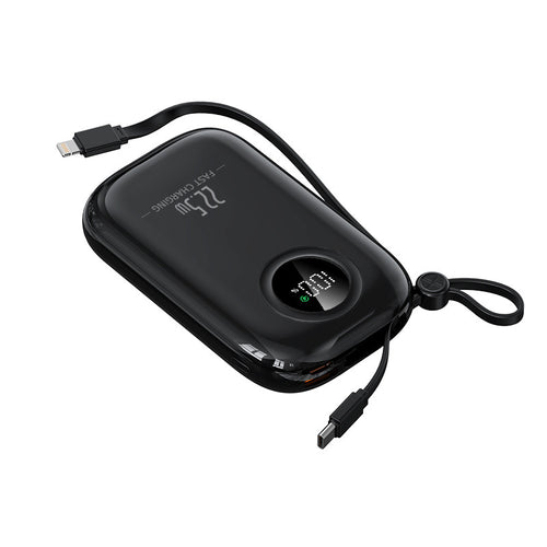 Ultra-compact power bank with digital charging indicator and fast charging function Bowlift