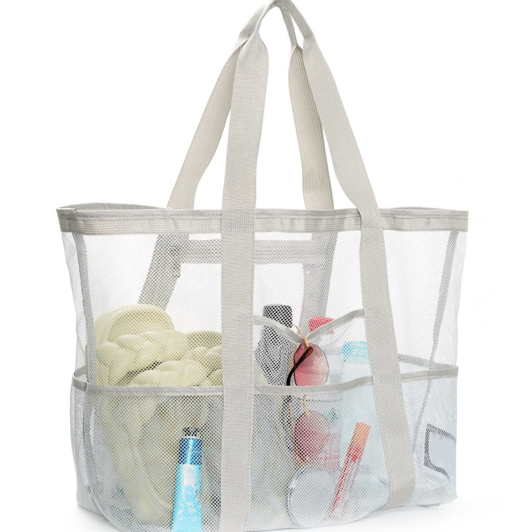 Large Beach Bag Made of Breathable Mesh Material Bowlift