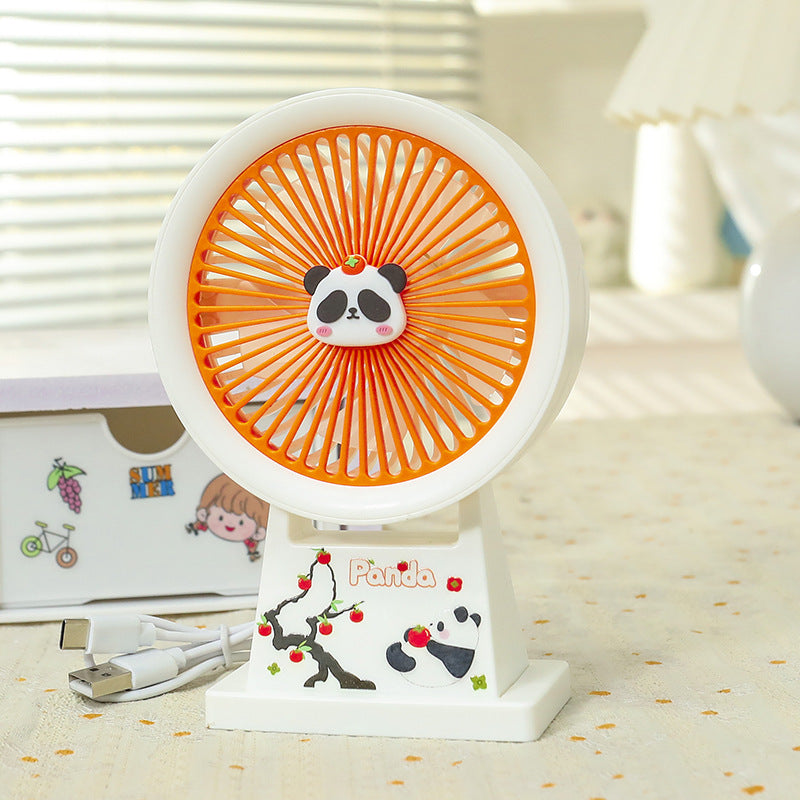 Ladies portable mini fan with panda design Bowlift